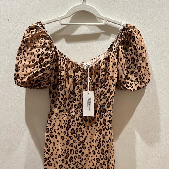Reformation Hannah Dress Feline - 0 - Picture 3 of 6